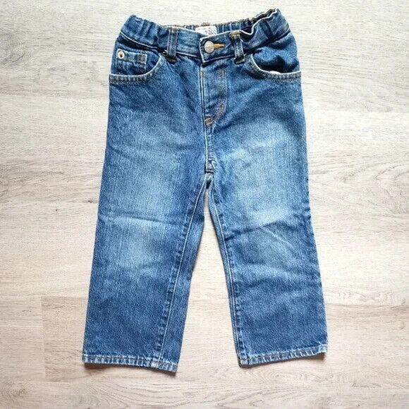 The Children's Place Boy's Toddler Snap Button Closure Bootcut Jeans Size 3T - Picture 1 of 8